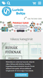 Mobile Screenshot of lurkokboltja.hu